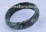 CGB481 Inner diameter 62mm fashion natural ruby zoisite gemstone bangle