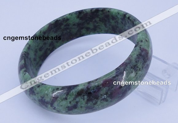 CGB481 Inner diameter 62mm fashion natural ruby zoisite gemstone bangle