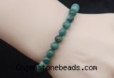 CGB5016 6mm, 8mm round west African jade beads stretchy bracelets