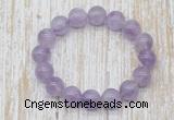 CGB5308 10mm, 12mm round lavender amethyst beads stretchy bracelets