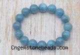 CGB5321 10mm, 12mm round apatite beads stretchy bracelets