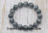 CGB5324 10mm, 12mm round eagle eye beads stretchy bracelets