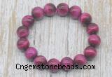 CGB5327 10mm, 12mm round red tiger eye beads stretchy bracelets