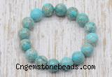 CGB5368 10mm, 12mm round sea sediment jasper beads stretchy bracelets