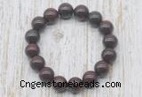 CGB5379 10mm, 12mm round brecciated jasper beads stretchy bracelets