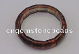 CGB664 7.5 inches 13*15mm rainbow fluorite gemstone bracelet