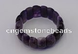 CGB667 7.5 inches 12*25mm amethyst gemstone bracelet