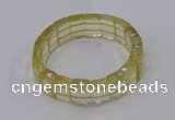 CGB671 7.5 inches 11*16mm lemon quartz bracelet wholesale