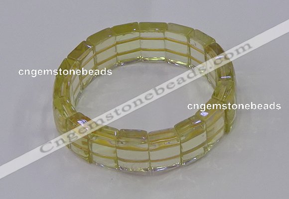 CGB671 7.5 inches 11*16mm lemon quartz bracelet wholesale