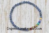 CGB7012 7 chakra 4mm sodalite beaded meditation yoga bracelets