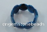 CGB703 8 inches 25*30mm agate gemstone bracelet wholesale