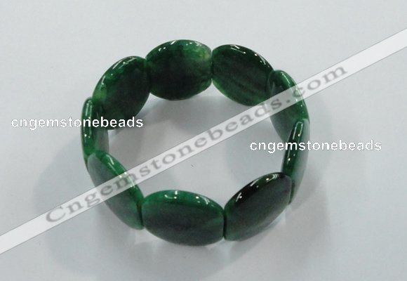 CGB704 8 inches 25*30mm agate gemstone bracelet wholesale