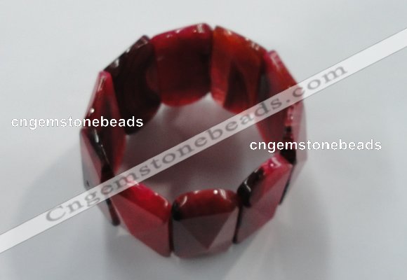 CGB708 8 inches 21*55mm agate gemstone bracelet wholesale