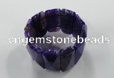 CGB710 8 inches 21*55mm agate gemstone bracelet wholesale