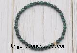 CGB7209 4mm tiny green tiger eye beaded meditation yoga bracelets