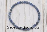 CGB7212 4mm tiny sodalite beaded meditation yoga bracelets