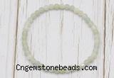 CGB7240 4mm tiny New jade beaded meditation yoga bracelets