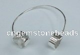 CGB726 15mm coin druzy agate gemstone bangles wholesale