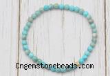 CGB7283 4mm tiny sea sediment jasper beaded meditation yoga bracelets