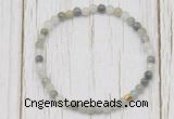 CGB7297 4mm tiny seaweed quartz beaded meditation yoga bracelets