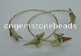 CGB765 20*22mm - 20*25mm shark teeth bangles wholesale