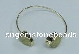 CGB778 13*18mm - 15*20mm freeform druzy agate gemstone bangles