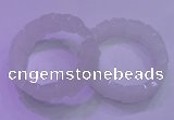 CGB800 8 inches 15*20mm rectangle white druzy agate bracelets