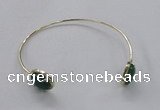 CGB862 10*14mm oval agate gemstone bangles wholesale