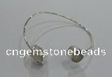 CGB888 12mm - 14*15mm freeform druzy agate gemstone bangles