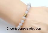 CGB9262 8mm, 10mm montana agate & drum hematite power beads bracelets