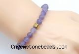 CGB9302 8mm, 10mm matte amethyst & drum hematite power beads bracelets