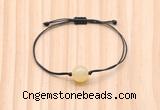 CGB9915 Fashion 12mm honey jade adjustable bracelet jewelry