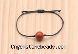 CGB9923 Fashion 12mm red jasper adjustable bracelet jewelry