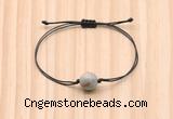 CGB9929 Fashion 12mm serpentine jasper adjustable bracelet jewelry