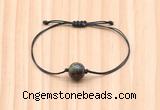 CGB9934 Fashion 12mm dragon blood jasper adjustable bracelet jewelry