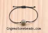 CGB9938 Fashion 12mm feldspar gemstone adjustable bracelet jewelry