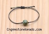 CGB9941 Fashion 12mm African turquoise adjustable bracelet jewelry