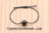 CGB9944 Fashion 12mm bronzite gemstone adjustable bracelet jewelry