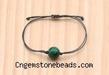 CGB9972 Fashion 12mm green tiger eye adjustable bracelet jewelry