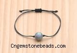 CGB9983 Fashion 12mm labradorite gemstone adjustable bracelet jewelry