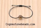 CGB9990 Fashion 12mm smoky quartz adjustable bracelet jewelry