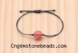 CGB9993 Fashion 12mm cherry quartz adjustable bracelet jewelry