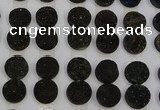 CGC125 16mm flat round druzy quartz cabochons wholesale