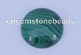 CGC16 20pcs 5mm flat round natural malachite gemstone cabochons