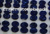 CGC191 15*20mm oval druzy quartz cabochons wholesale