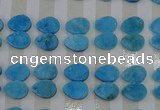 CGC260 15*20mm flat teardrop druzy quartz cabochons wholesale