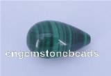 CGC45 13*22mm teardrop natural malachite gemstone cabochons