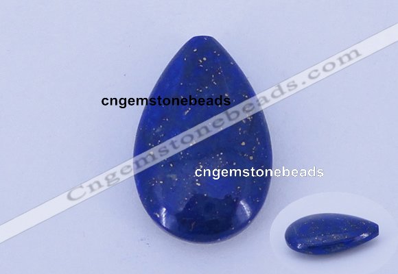 CGC46 14*22mm flat teardrop natural lapis lazuli gemstone cabochons