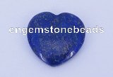 CGC49 25*25mm heart natural lapis lazuli gemstone cabochons