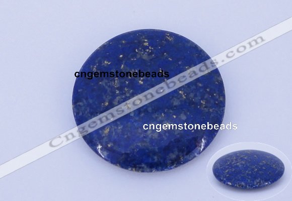 CGC50 6*28mm flat round natural lapis lazuli gemstone cabochons